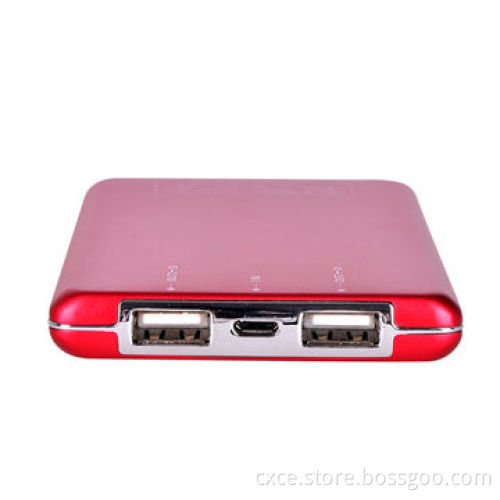 Dual USB Power Bank, Real 6,000mAh, Sized 125*70*11.5mm, Metal Cover, PB60